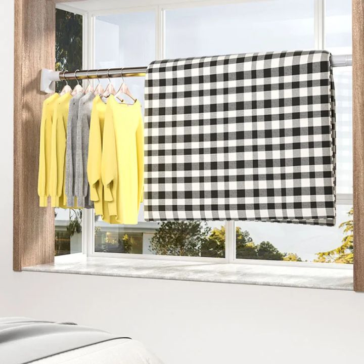 Teleskop-Stange ohne Bohren | Verstellbar & Rostfrei | Für Bad, Küche & Kleiderschrank