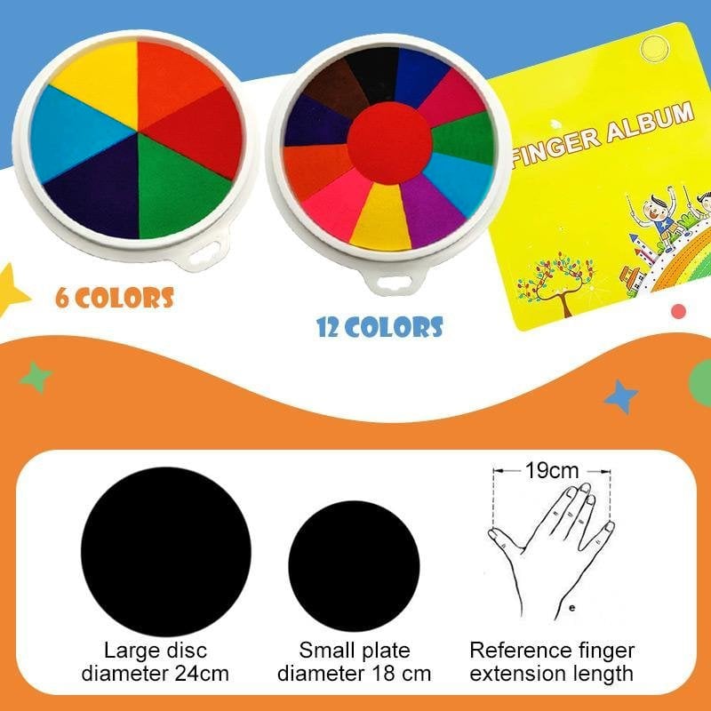 BrilliDazzle™ Finger Painting Set – Entfachen Sie sofort die Kreativität und das Selbstvertrauen Ihres Kindes