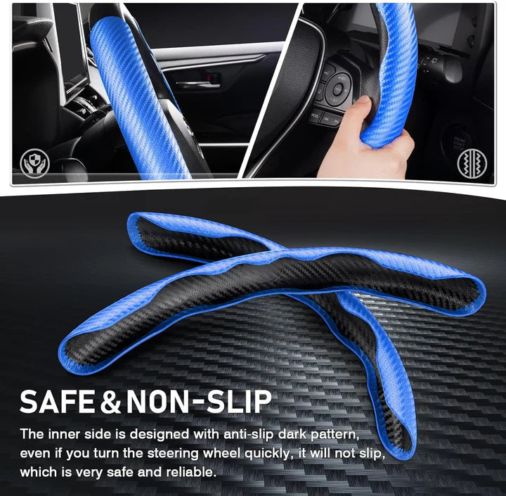 Auto Lenkradabdeckung™ | Ultradünnes Design | Rutschfest | Schweißresistent