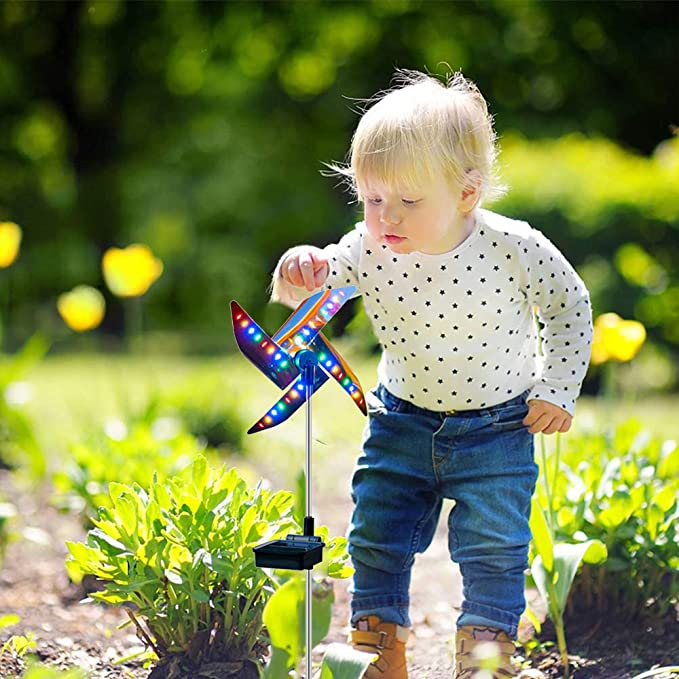 1+1 GRATIS | SpinGlow – Farbenspiel & Bewegung für deinen Garten bei Nacht
