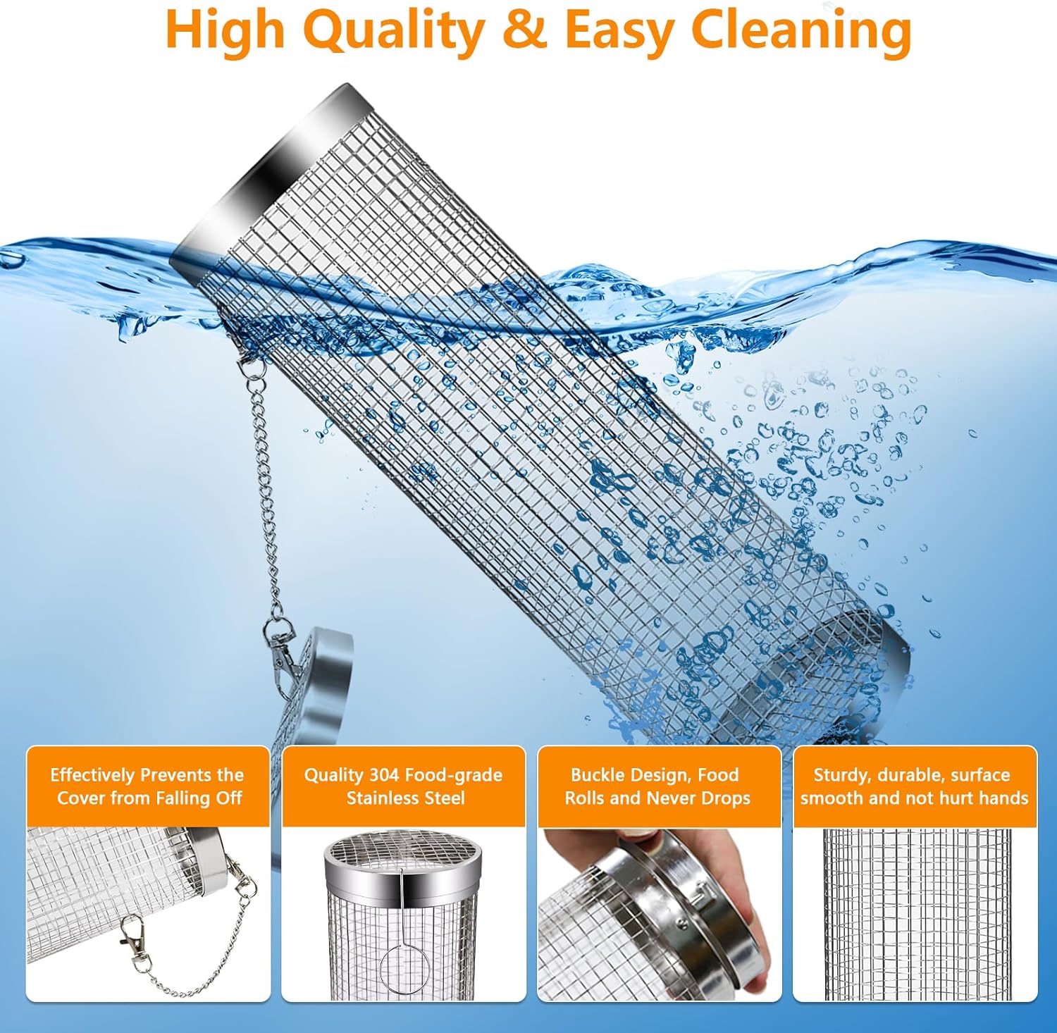 1+1 Gratis | BBQCylinder™ Einfaches Drehen und kein Reinigen des Grills!