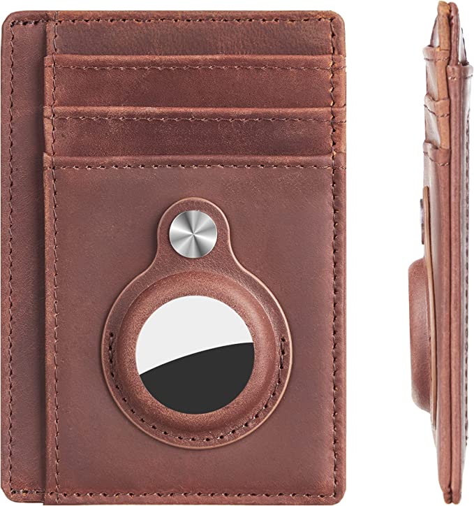 AiroWallet™ - AirTag Leather Wallet (unterstützt sowohl Android als iOS)