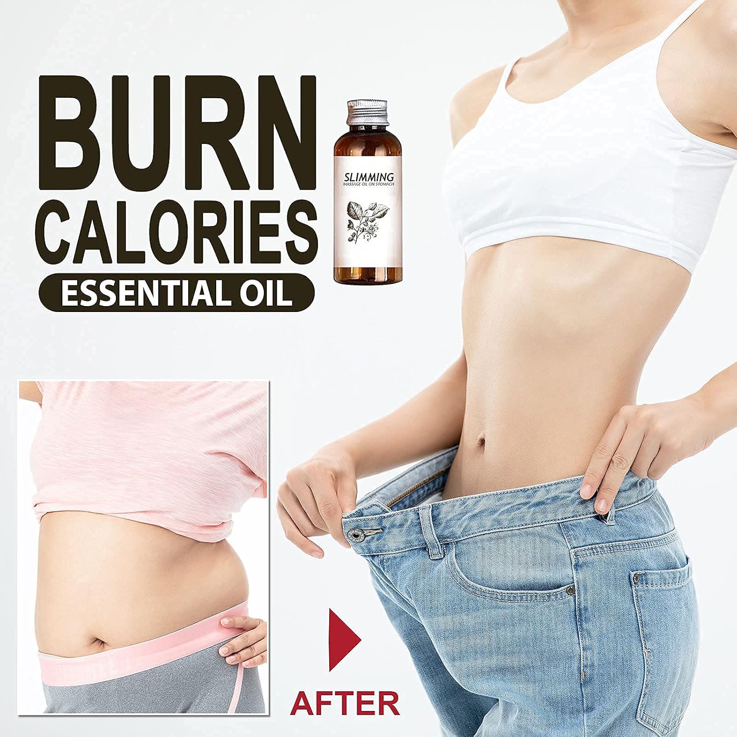 1+1 Gratis | BellyOff™ - Natürliches pflanzliches Massageöl zum Abnehmen