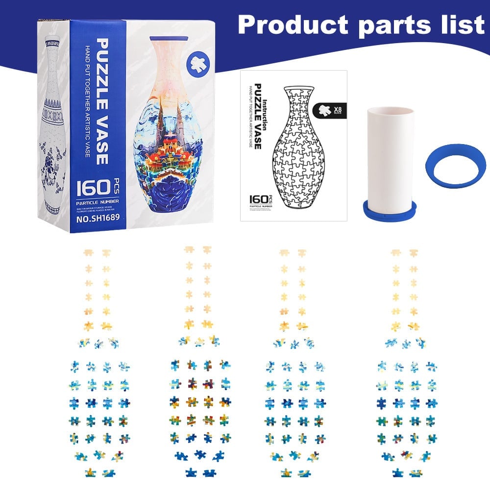 Vaszzle™ - 3D Kunstpuzzle Vase