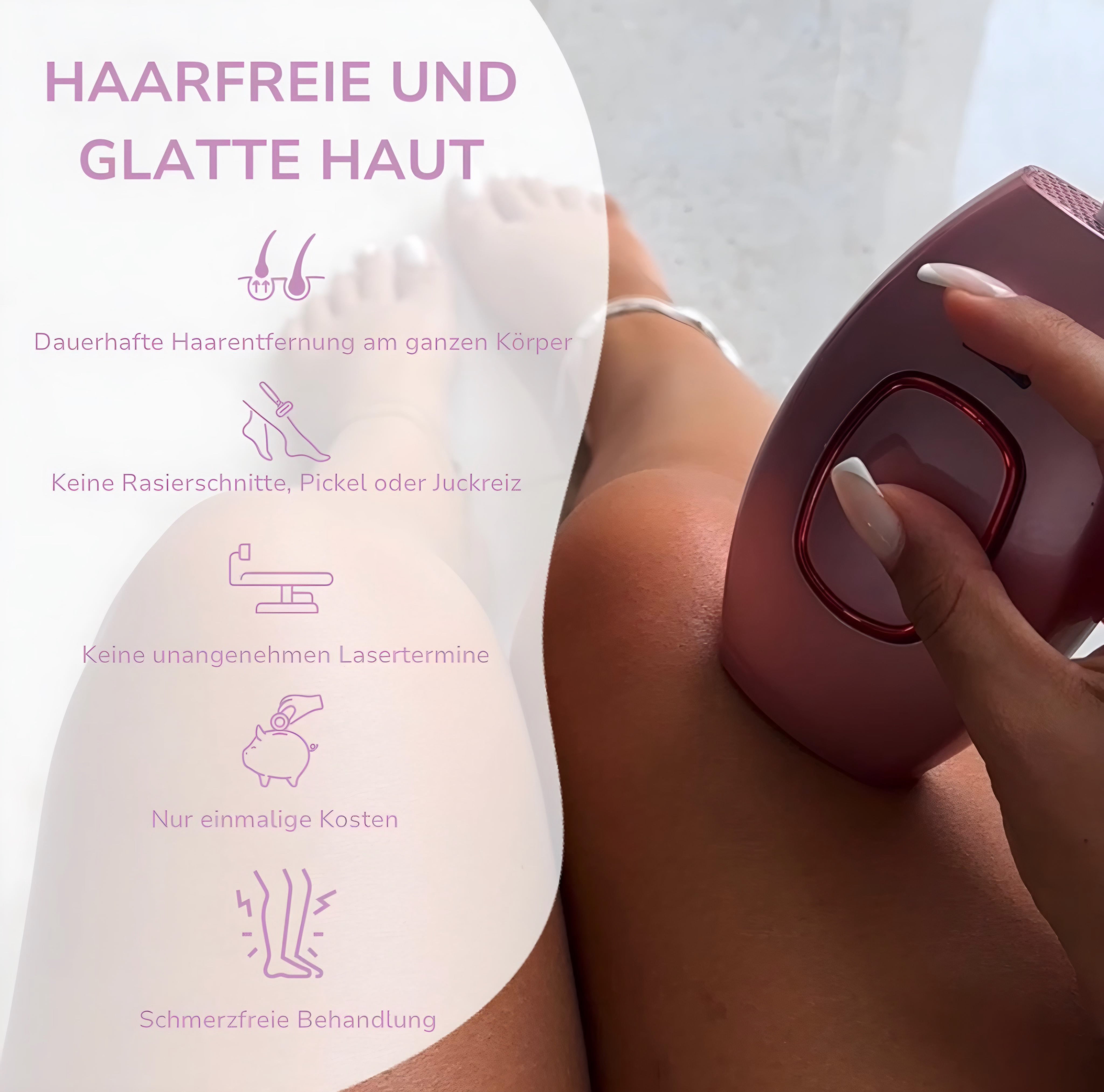 Ylvis IPL Hair Remover I Die führende Laser-Haarentfernung für Zuhause