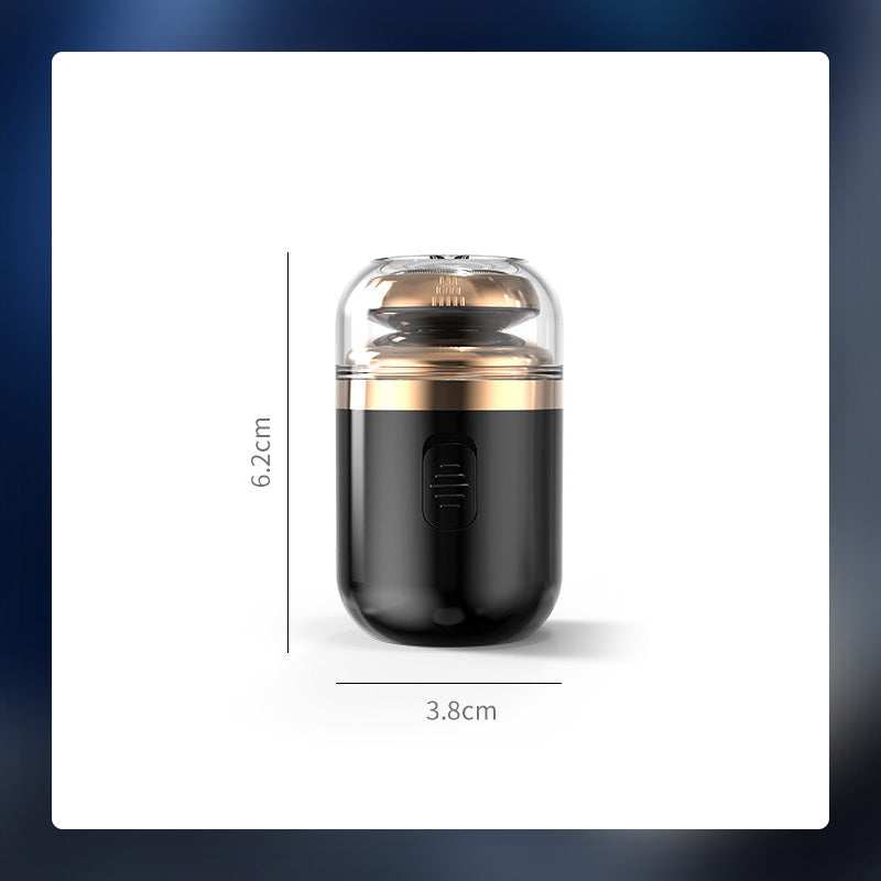 ShavePro Elektrischer Rasierer | 2-in-1 Kapsel-Design | Wasserdicht & USB-C Schnellladung