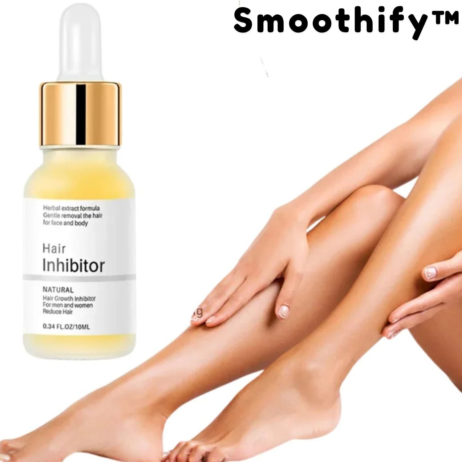 Smoothify™ Haarentfernungs-Serum | Dauerhaft & Schmerzfrei | 1+1 Gratis