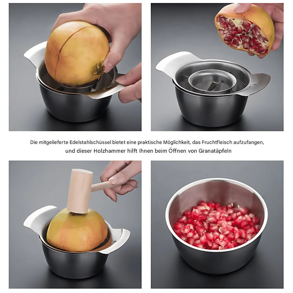 Edelstahl Granatapfelschäler für perfekte Kerne