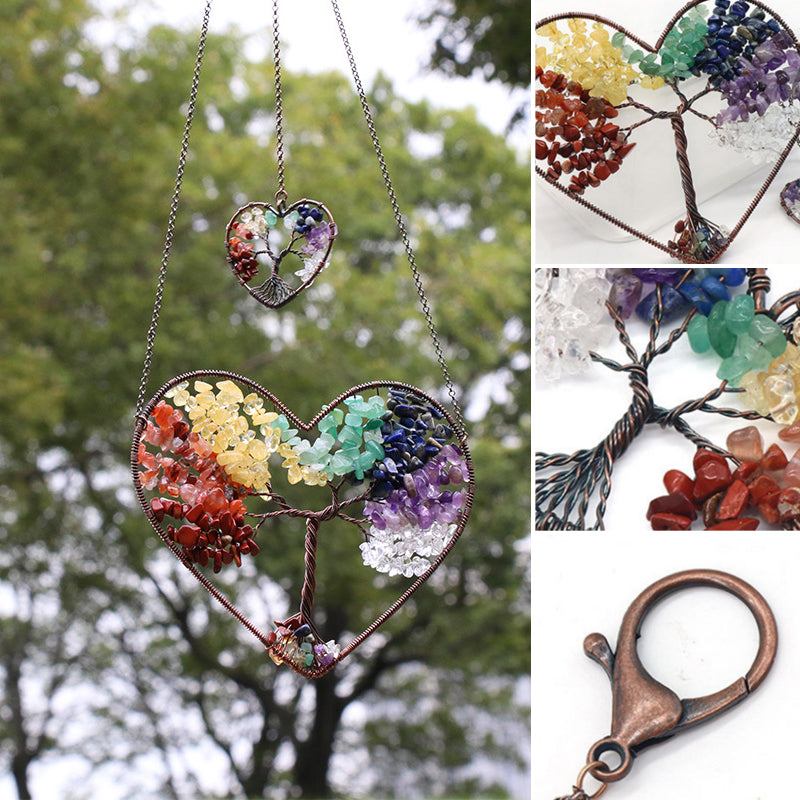 HeartGlow - Der kristallene Lebensbaum-Anhänger