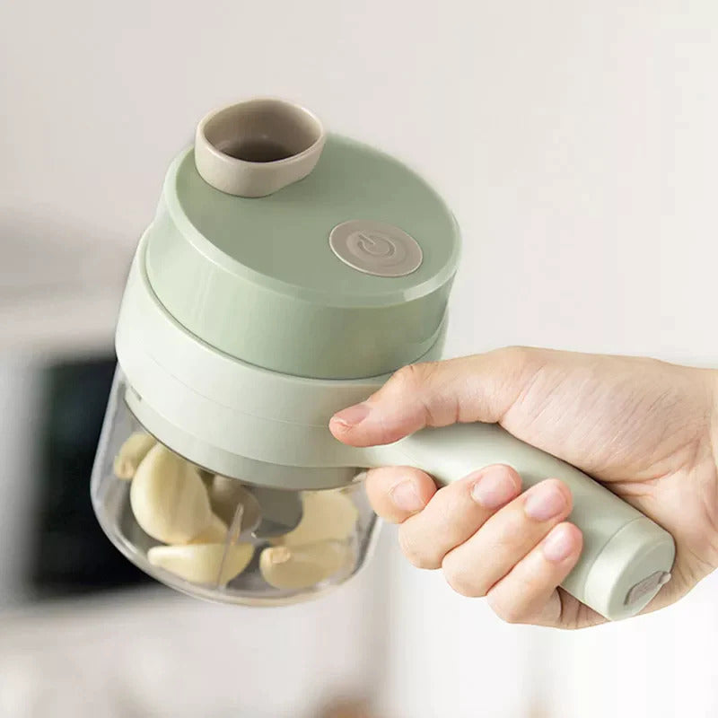 QuickChopp™- 10x schneller Schälen, Schneiden, Hacken & Putzen