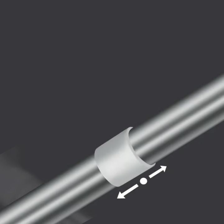 Teleskop-Stange ohne Bohren | Verstellbar & Rostfrei | Für Bad, Küche & Kleiderschrank