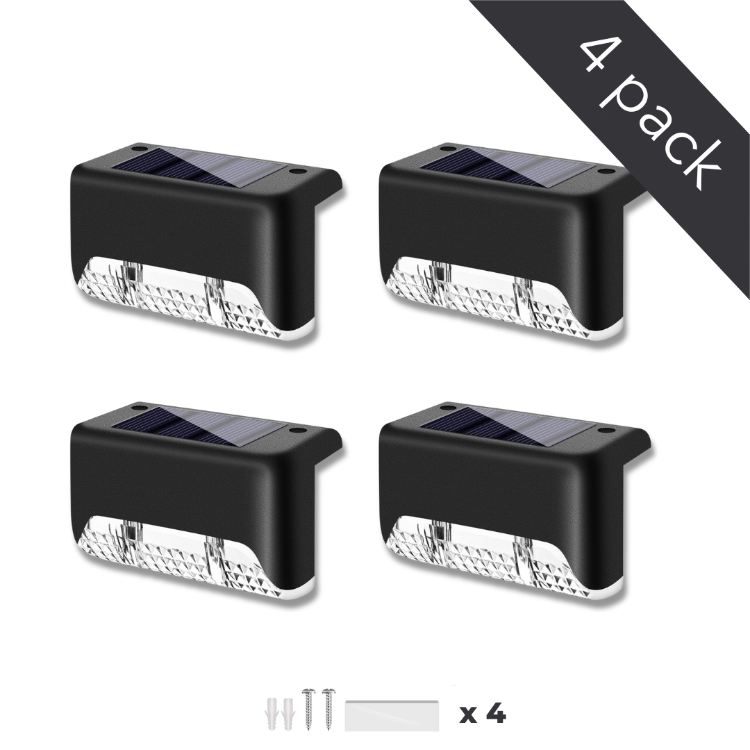 LumiRay™ Solarzaunleuchten – Müheloses Dauerlicht, das Ihren Außenbereich in eine magische Oase verwandelt