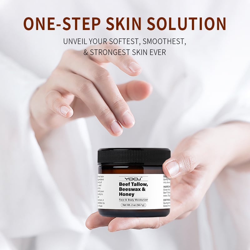 GlowTallow™ - Rinderfett Bienenwachs und Honig Gesichtsfeuchtigkeitsspender - Handgemachter 100% natürlicher Feuchtigkeitsspender