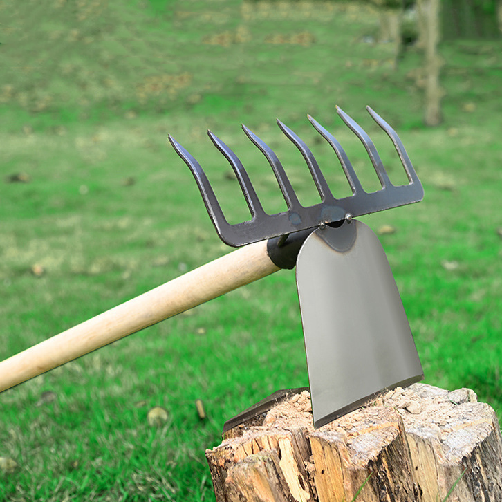 DualDigger - Professionelle 2-in-1-Harke-Hacke