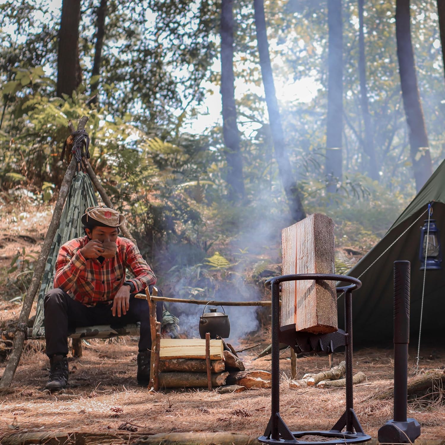 Holzspalter™ - Müheloses Holzspalten für zu Hause und im Freien