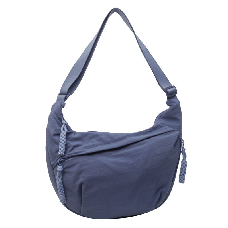 Nylon Crossbody Hobo Tasche | Geräumig & Stylisch | Verstellbarer Gurt | 50 % Rabatt