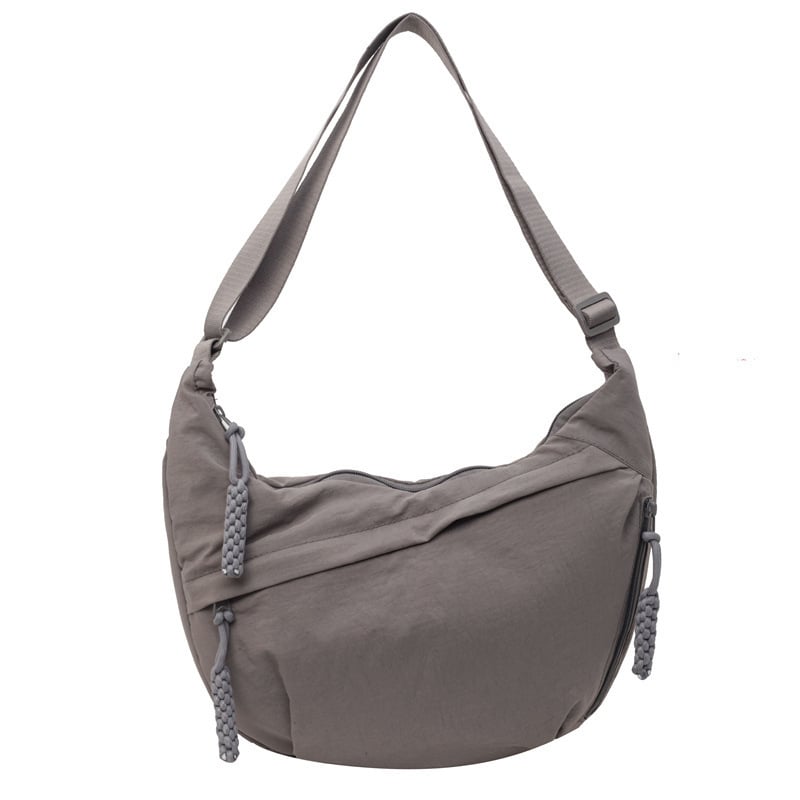 Nylon Crossbody Hobo Tasche | Geräumig & Stylisch | Verstellbarer Gurt | 50 % Rabatt