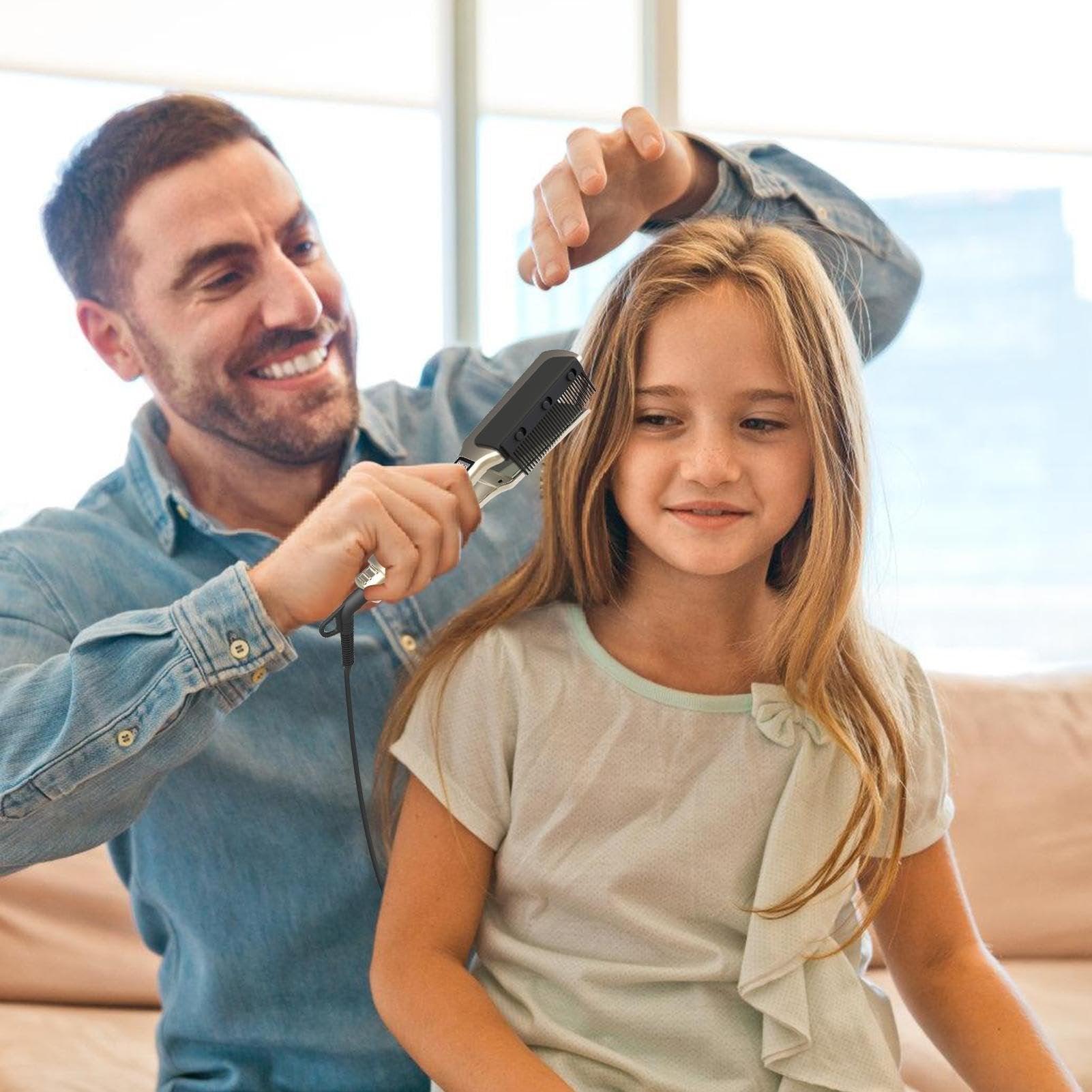 StyleMate™ - Flacher Glätteisenkamm