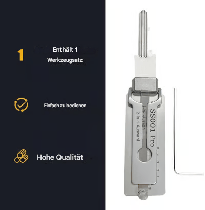 StealthKey™ — Öffne jedes Schloss schnell mit Laserpräzision und felsenfester Kontrolle