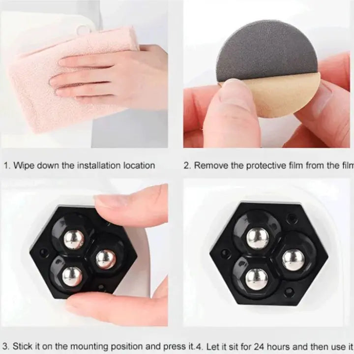 1+1 GRATIS | GlidePro™ 360 Rollen – Mühelose, geräuschlose Bewegungen, die Ihre Böden schützen und Ihren Raum freimachen