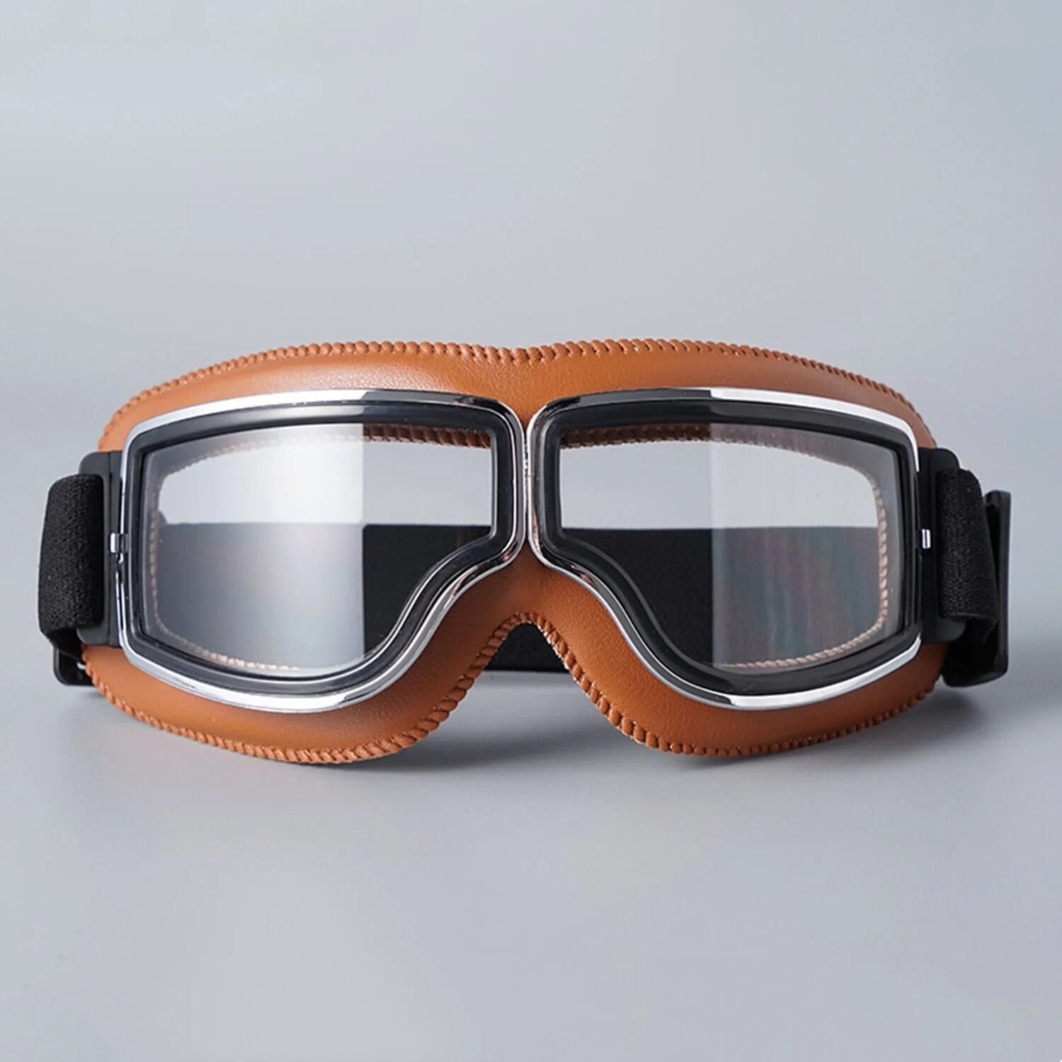 RetroGoggles Vintage Motorradbrille | UV-Schutz | Stoßfest & Verstellbar | 50% Rabatt