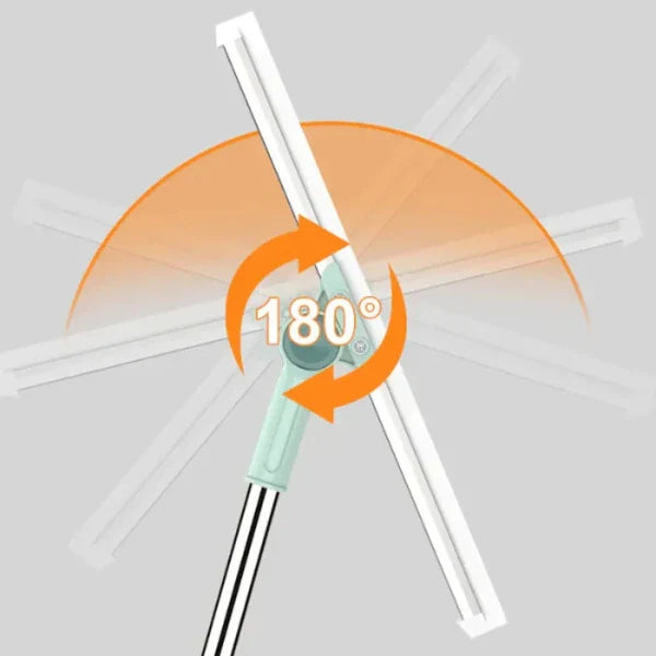 FlexiWipe – Multifunktions-Wischer | Verstellbare Silikonklinge | 180° drehbarer Kopf