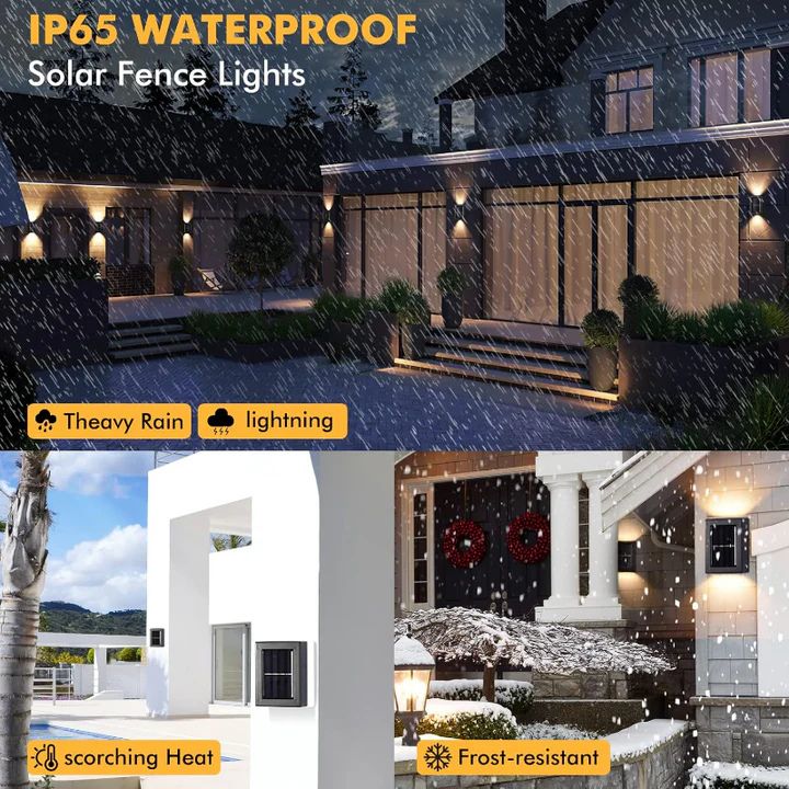 1+1 GRATIS | DuoLux - Solar-Doppel-Schatten-Wandleuchte