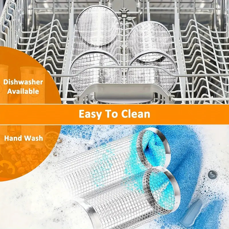 1+1 Gratis | BBQCylinder™ Einfaches Drehen und kein Reinigen des Grills!