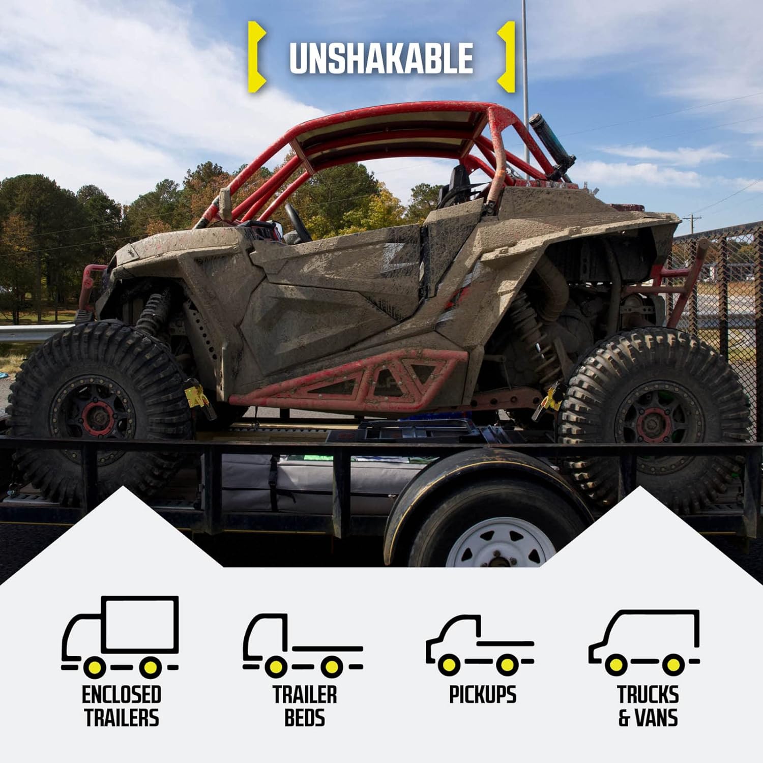 Strapify™ - Rückziehbarer Auto-Ratschenriemen mit unitmotor