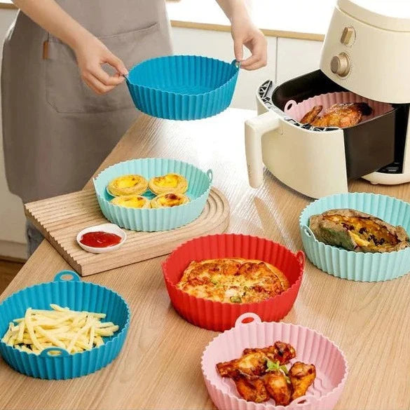 1+1 Gratis | GreaseGuard™ Wiederverwendbare Silikonform für Heißluftfritteuse