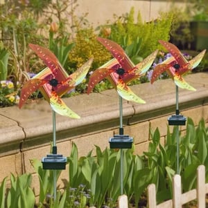 1+1 GRATIS | SpinGlow – Farbenspiel & Bewegung für deinen Garten bei Nacht