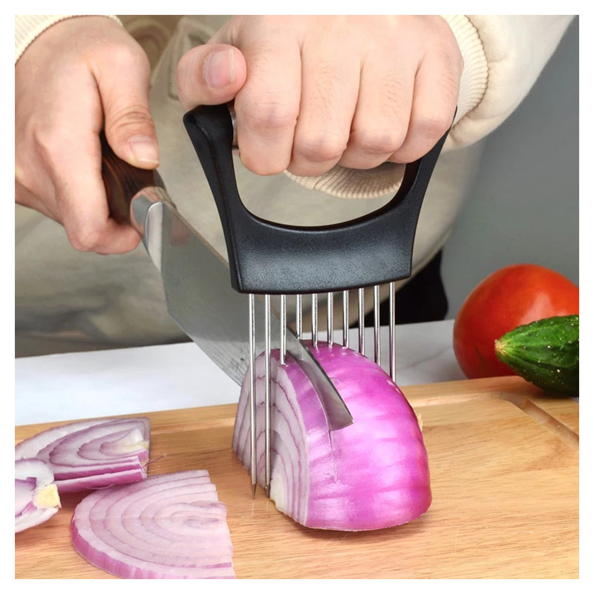 KitchenPro™ Ultimativer Halter zum Schneiden | 1 + 1 GRATIS