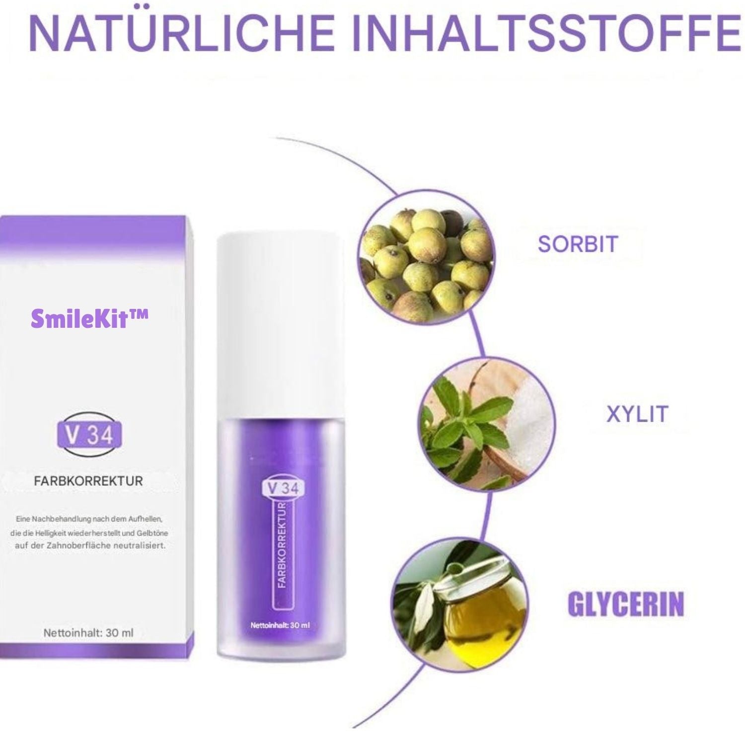 1+1 GRATIS I SmileKit™ Fühlen Sie sich selbstbewusster mit einem frischen, strahlenden Lächeln, das lange anhält