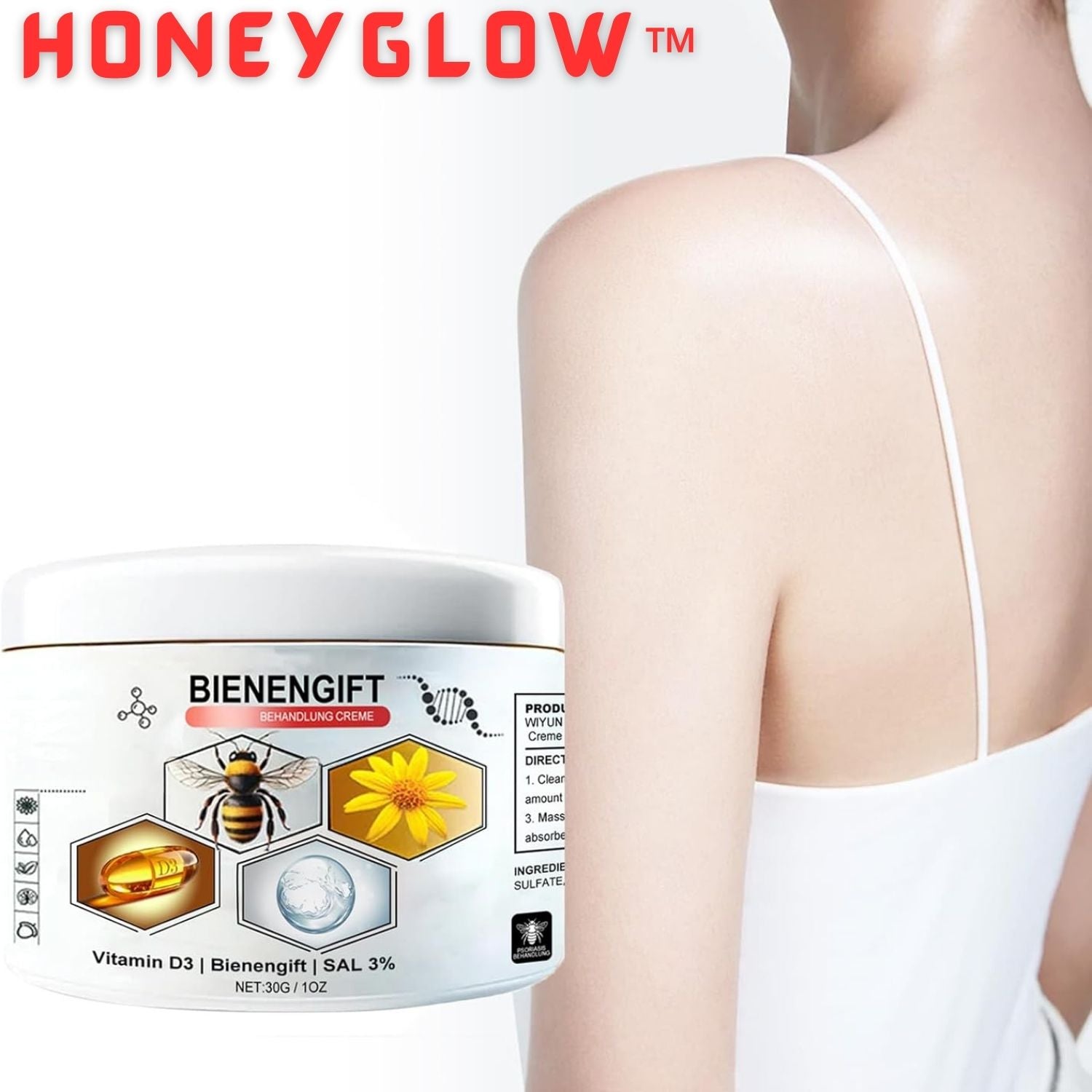1+1 GRATIS | HoneyGlow™ Ihre natürliche Schönheitslösung für strahlendes Wohlbefinden!