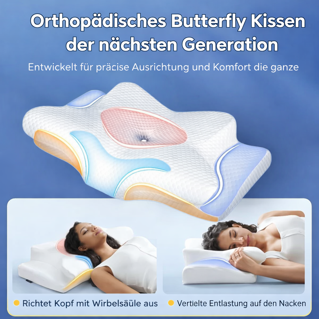 Anti-Schnarch-Kissen | Ergonomisches Memory-Foam | Bessere Atmung | BreatheRest