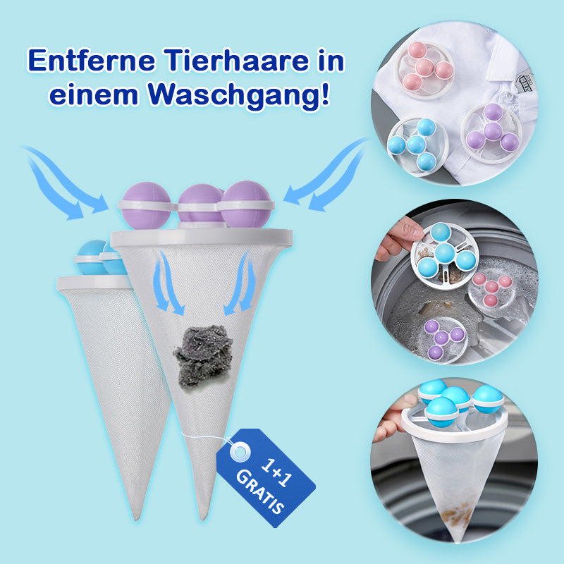 1+1 Gratis | HairCatcher™ Entferne Tierhaare in einem Waschgang!