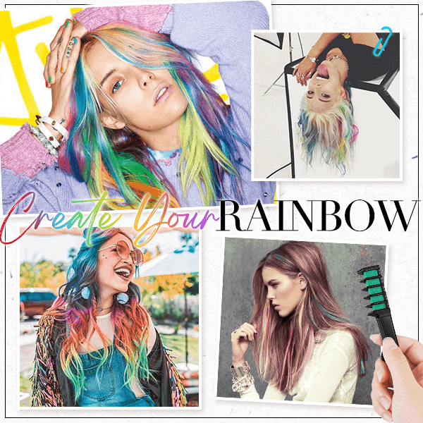 Kolorista - Kolocomb Temporäre Haarfarbe Kreidekamm (Satz mit 10 Farben) | 50% RABATT