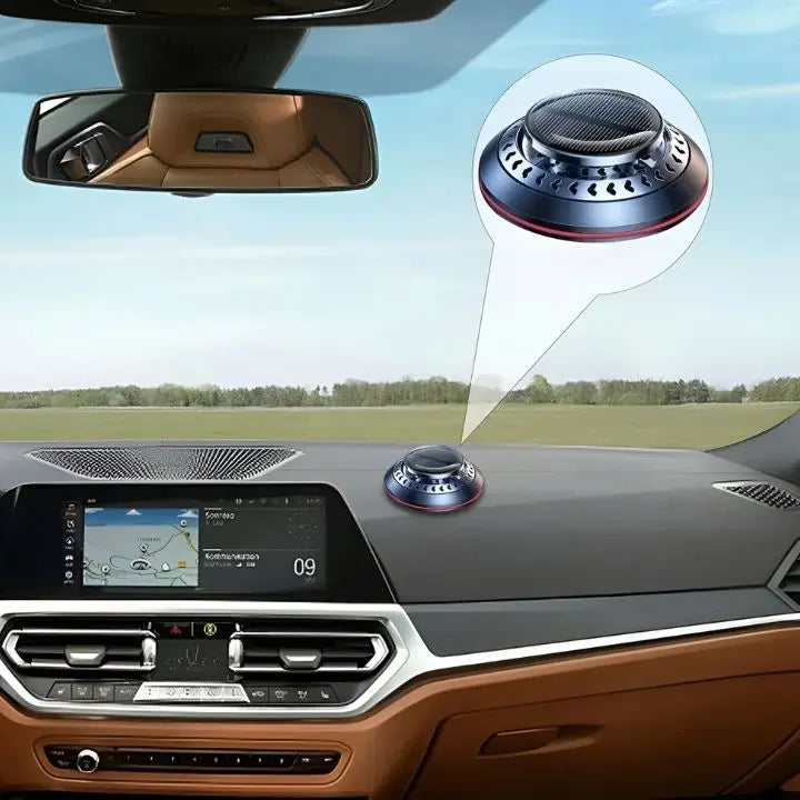 Auto-Geruchsentferner | Mit Frostschutzfunktion | Solarbetrieben & Langlebig | Für Auto & Büro