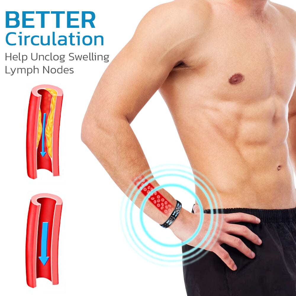 CarbonArmband™ Blauer Kohlenstoff TitanArmband