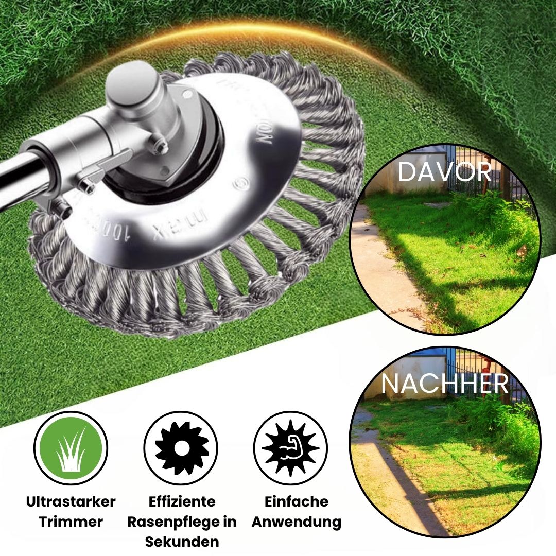 ProfiTrim | Unzerstörbarer Rasentrimmerkopf | 150x Stärker | Für Alle Trimmer Geeignet