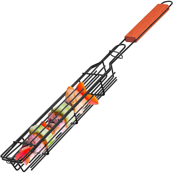 1+1 Gratis | GrillMate™ Wiederverwendbarer Grillkorb für Spieße