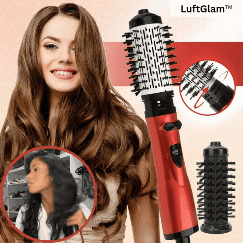 LuftGlam™ 3-in-1-Heißluftschleuderbürste für Styling und Frizzkontrolle