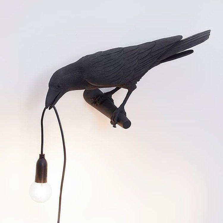 RavenGlow™ - Vogel Wandlampe