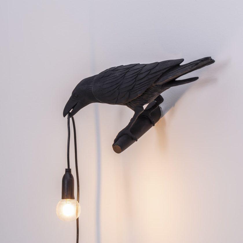 RavenGlow™ - Vogel Wandlampe