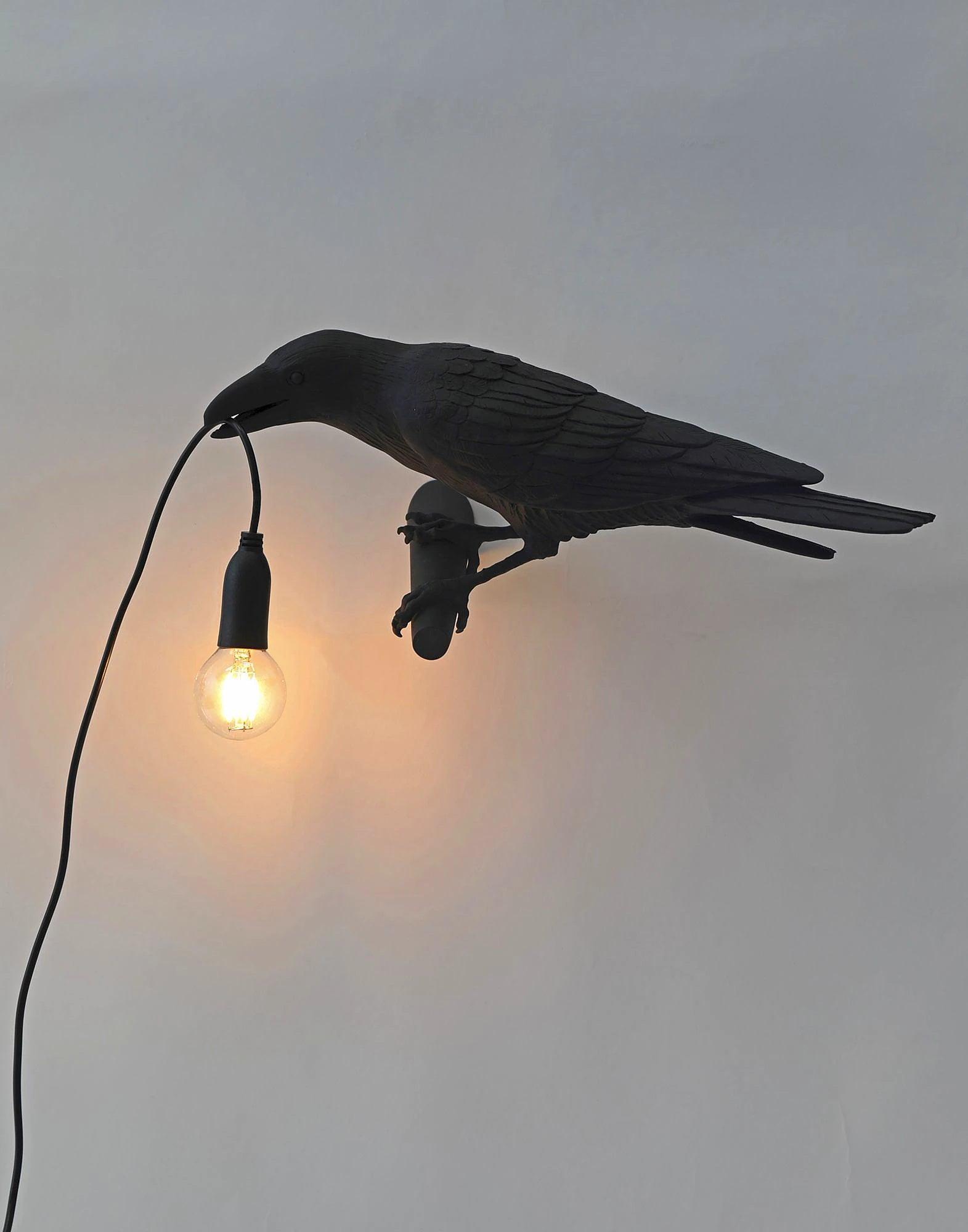 RavenGlow™ - Vogel Wandlampe