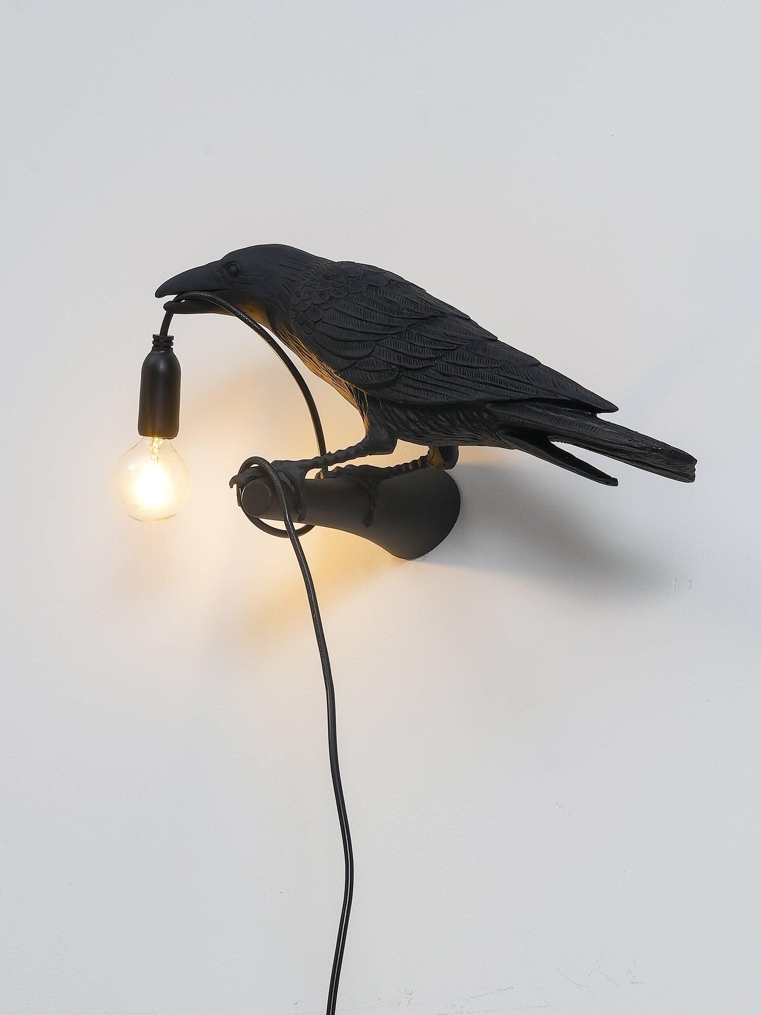 RavenGlow™ - Vogel Wandlampe