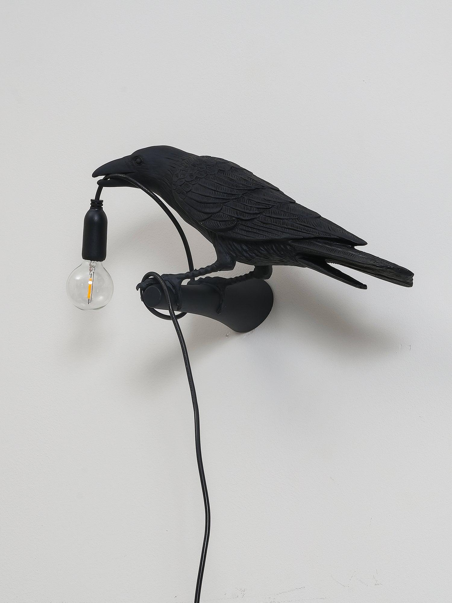 RavenGlow™ - Vogel Wandlampe