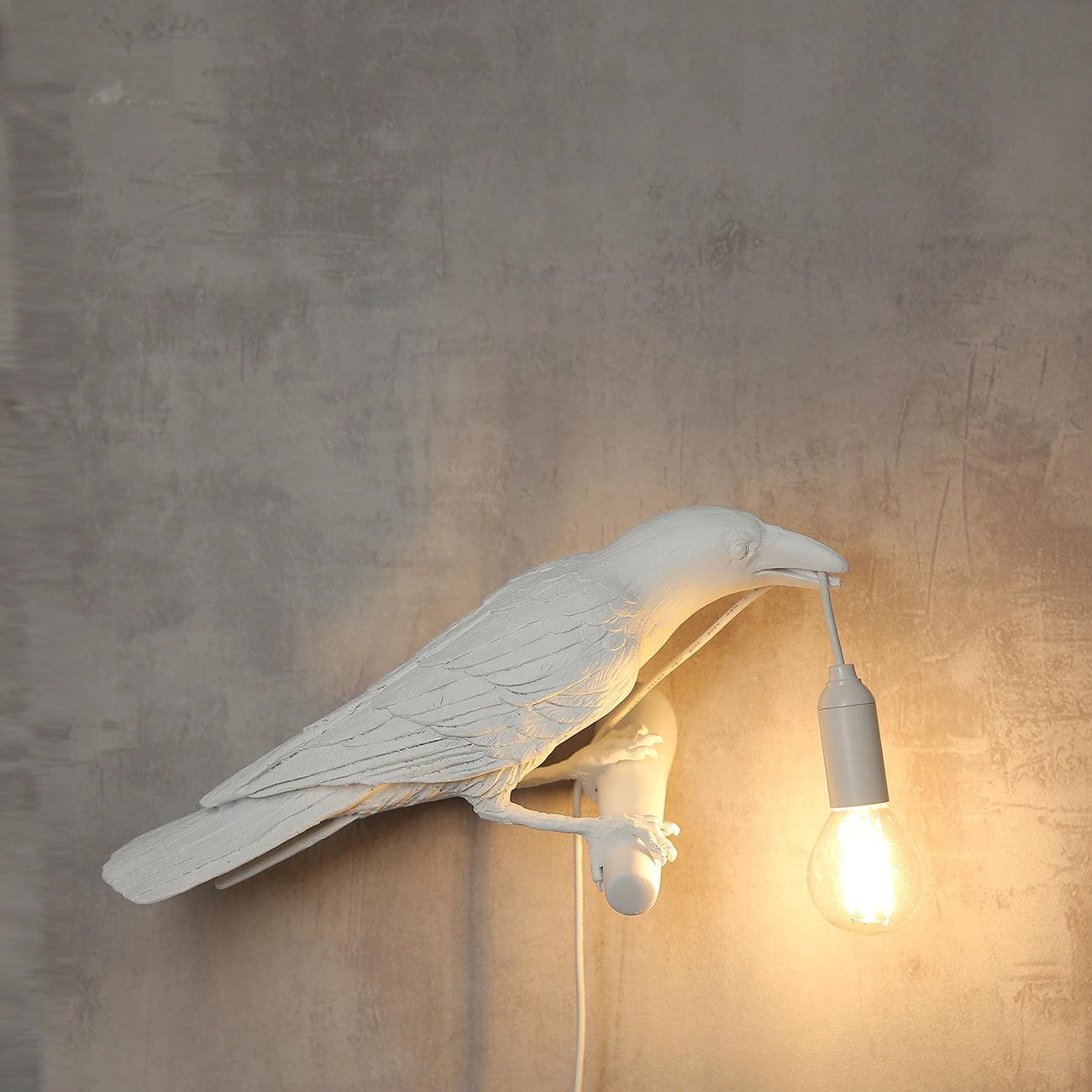 RavenGlow™ - Vogel Wandlampe