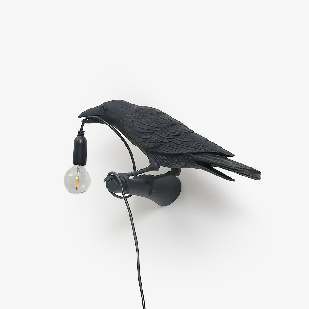 RavenGlow™ - Vogel Wandlampe