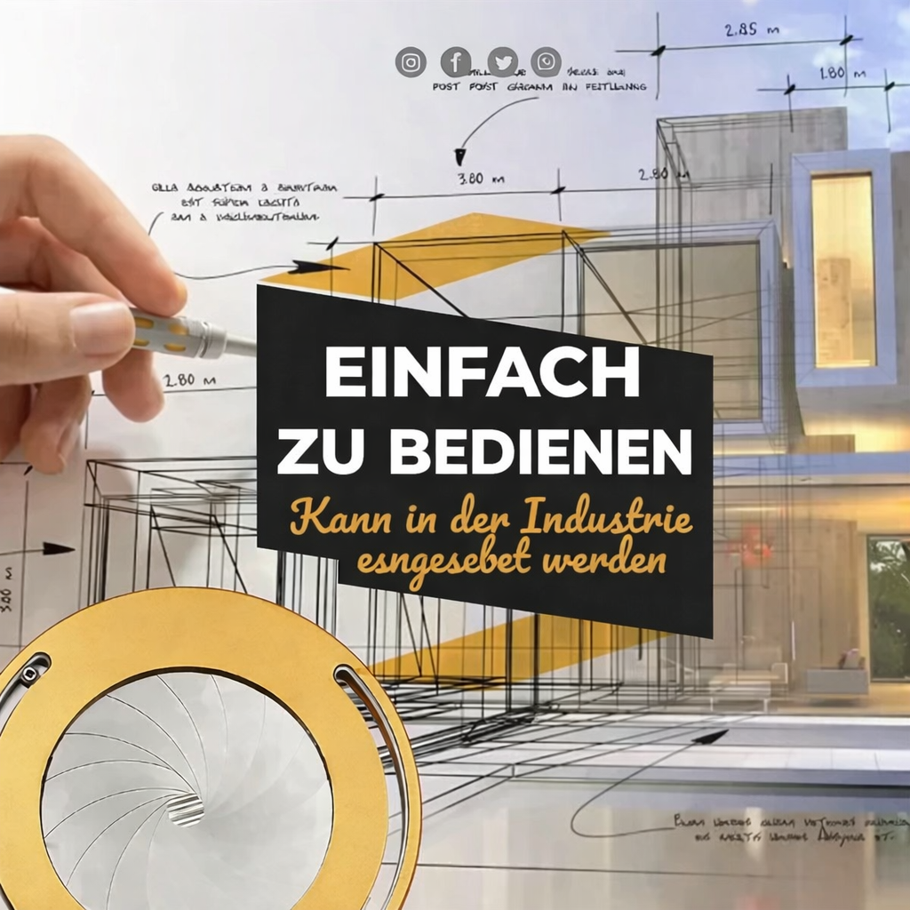 Kreis-Zeichenwerkzeug | Verstellbarer Zirkel & Rundlineal | Präzise Kreise bis 12,5 cm | PrecisionPro